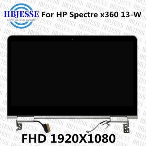 Original whole upper laptop parts For HP Spectre x360 13-W series 13-w Laptop LCD Touch Screen Assembly 1920*1080