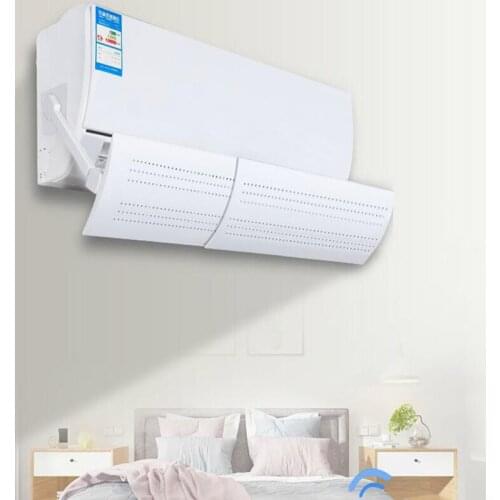 Adjustable Air Conditioner Deflector Telescopic Windshield Confinement Air Deflector for Home TS1 Air Conditioner Covers