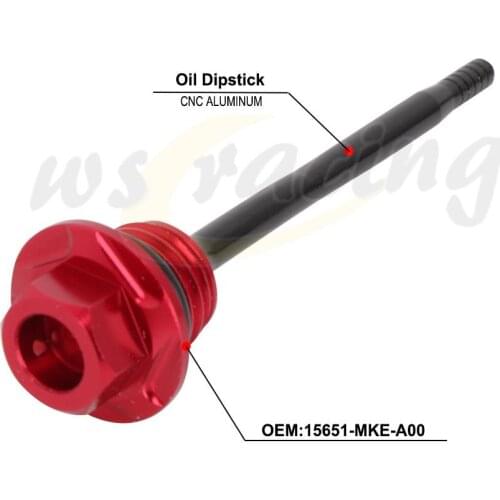 Motorcycle CNC Engine Oil Dipstick Stick For HONDA CRF 450R 450RX 2017 2018 CRF450RWE CRF450RWE CRF 450 RWE 2019 2020