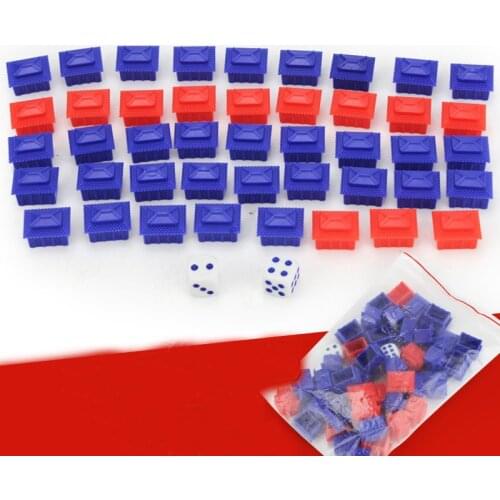 1 Set Board Games for Children Chess Set Plastic Chess Game Booster Packs Card Game Chess House Hotel Education Adult Table Game