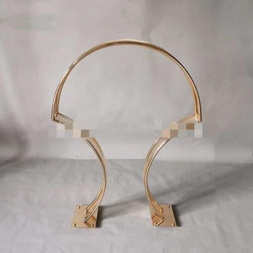 4pcs)60cm Tall)Exquisite Flower Stand Metal Mesh Wire Wedding Rectangle Frame for Party centerpieces table decor qq300