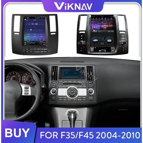 Car Radio for Infiniti FX35 FX45 2004-2010 Android Auto Audio Stereo Receiver Multimedia Player Vertical Screen GPS Navigation