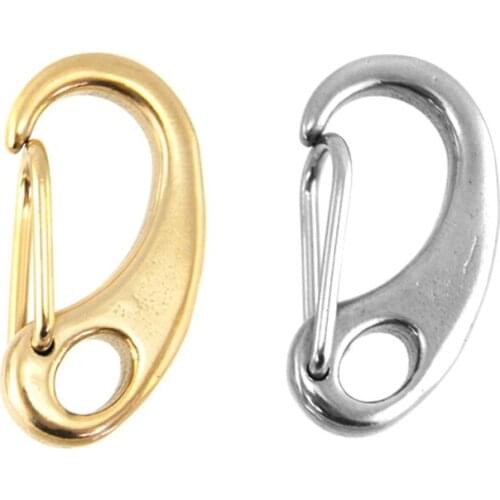 Big Lobster Clasp Stainless Steel gold color Solid Buckle for DIY jewelry making parts