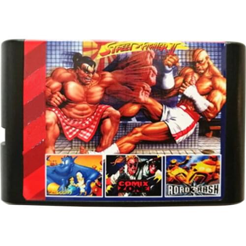 196 in 1 Game Cartridge for Sega 16 Bit Game for Mega Drive Genesis PAL and NTSC