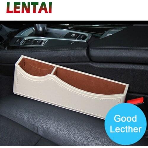 LENTAI 1PC Auto Car Seat Gap Box Armrest Organizer For Citroen C4 C5 Hyundai Solaris I30 VW Polo T5 Ford Fiesta Fusion Mustang
