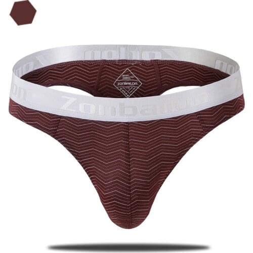 Underwear Thong Lingerie Stretch Men Sexy Bikini Panties Briefs Low-Waist Breathable Mens