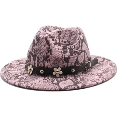 New autumn and winter mens cowboy hats fedoras caps classical sombrero furry headscarf imitation wool cap visor for women
