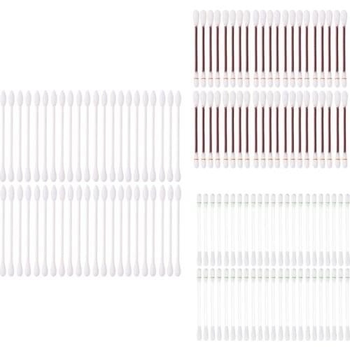 100pcs Disposable Sterilizing Cotton Alcohol Iodine Swab Stick Individually Wrapped Outdoor Supplies