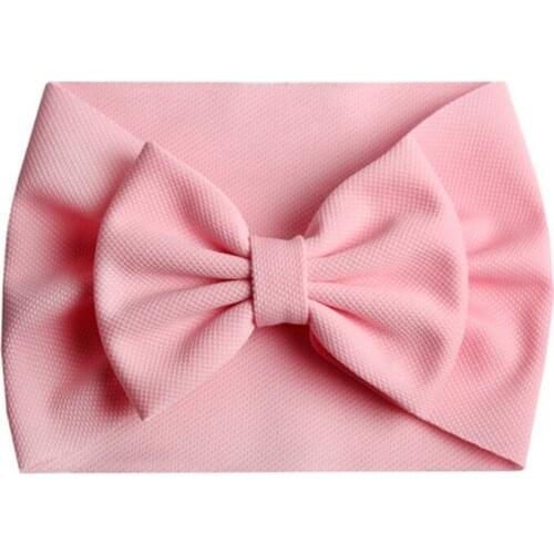 Big Bow Headwrap Baby Headband Top Knot Headbands Over Sized Bow Hair Turban Newborn Head Band Girl Large Hair Bows