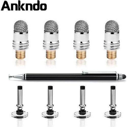 ANKNDO Stylus Pen Conductive Touch Sucker Tablet Pen Touch Cloth Head Laptop Pen Accessories Screen Pen Head Stylus Accessory