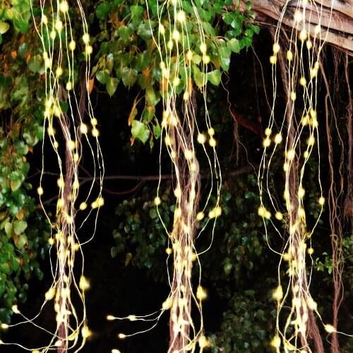 LED Outdoor Solar Lamp String Lights 100/200 LEDs Fairy Holiday Party Wedding Decor Garland Solar Garden Waterproof Lamp