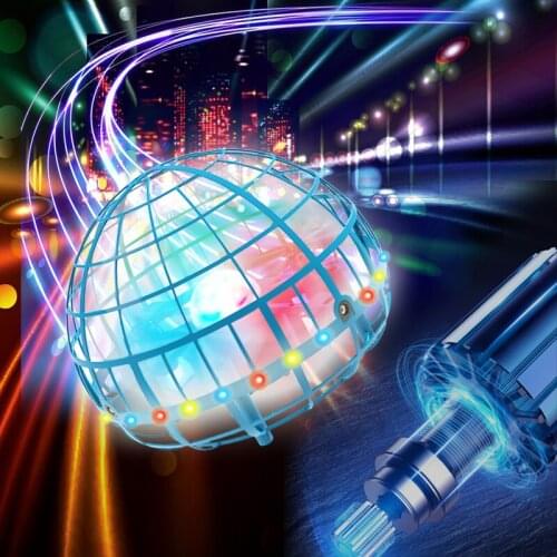 Stunt Floating Ball Four-axis Aircraft Remote Sensing Quadcopter Gesture Control Roating Airplane Flying Surround Roll Kids' Toy