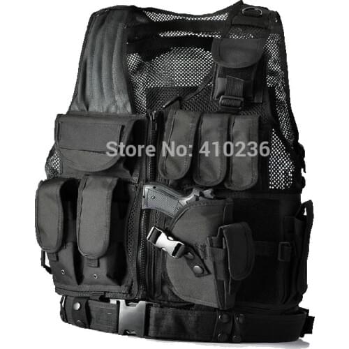 Fishing vest pocket more military enthusiasts vest puncture-proof ma3 jia3 male outdoor field CS uniform tactical vest
