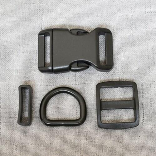 1 Set 15mm Plastic Buckle Belt Buckle Strap Rectangular Buckle Adjuster For Dog Collar Necklace Sewing Handmade Accessory
