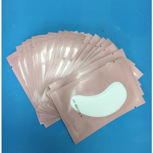 50 Pairs Eyelash Extension Paper Patch Grafted Eye Stickers Eyelash Under Eye Pads Lint Free Hydrating Eye Paper Patches