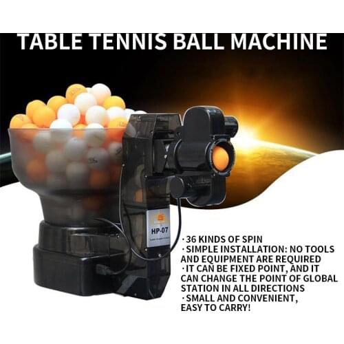 HP-07 automatic table tennis ball machine, multi-rotation and multi-point ball machine, luxury home training device