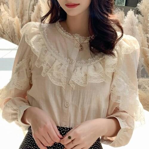 Женские льняные рубашки BONJEAN China At AliExpress