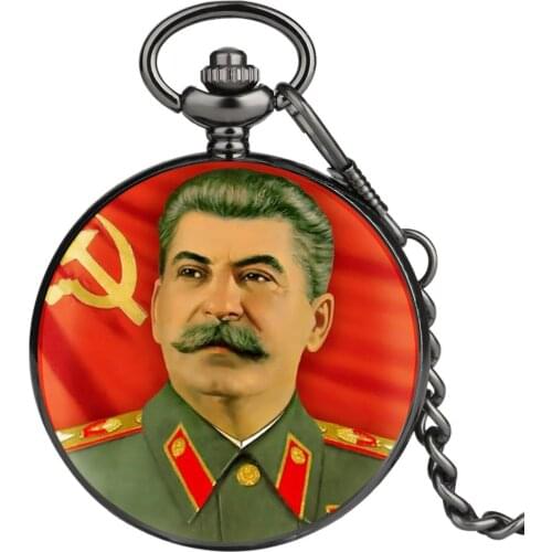 Stalin Pocket Watch for Men ссср Pendant Watches Ussr Clock of Victory Necklace Women Gift Meaningful Souvenir reloj de bolsillo