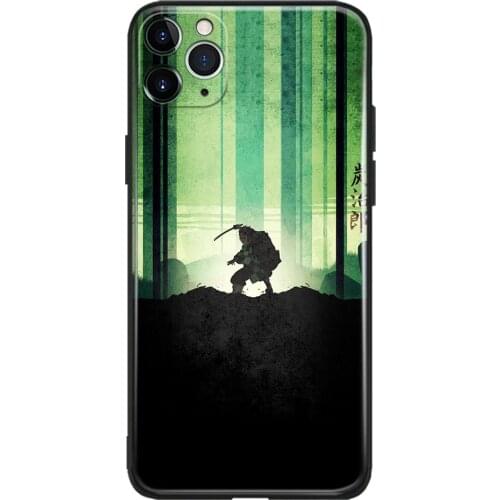 Demon Slayer Tanjiro Anime Poster Glass Soft Silicone Phone Case Cover Shell for IPhone SE 6 7 8 Plus X XR XS 11 12 Mini Pro Max
