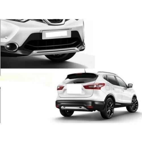For Nissan Qashqai Dualis J11 2014-2017 European version of the front and rear guard plate European version 2PCS