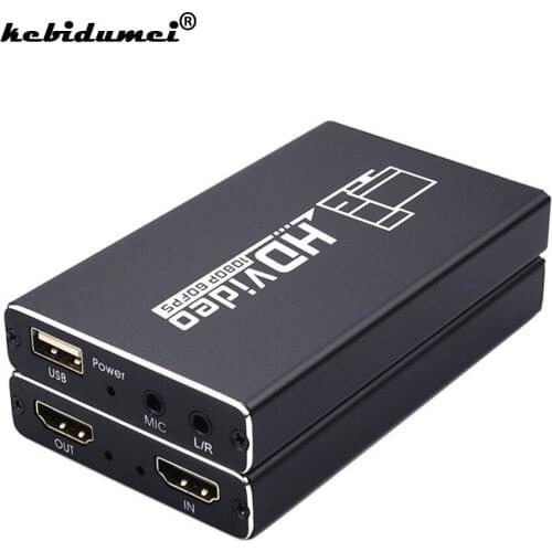 4K 60HZ HD Video Game Capture Card 1080P 60Fps Video Converter HDMI-compatible USB 2.0 Loop Output For Live Streaming For XBOX