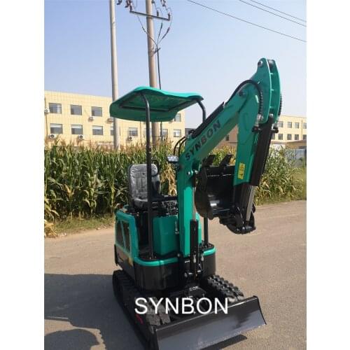 SYNBON shovel mini Digger Courtyard assistant New 1Ton Mini Excavator SY601 small digger with desiel engine with optional