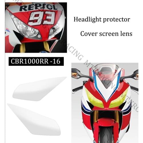 MTKRACING FOR HONDA CBR1000RR CBR 1000RR Headlight protector cover screen lens 2014 2015 2016