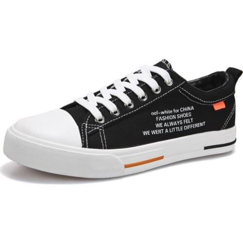 Mens shoes 2020 summer strength Korean version of the 100-match junior high school students low-top canvas shoes men