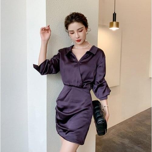 Spring autumn comfortable new arrival formal dress temperamental high quality solid personality cute sexy mini pencil dress