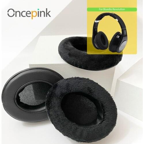 Oncepink Replacement EarPads For Bluedio Revolution Headphone Ear Cushion Repair Parts Earphones Accessories