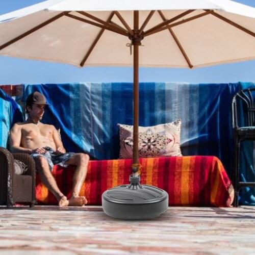 Plastic Foot Sunshade Parasol Garden Umbrella Base, Patio Umbrella Stand, Swimming Pool Umbrella Foot For 35-38mm Pole