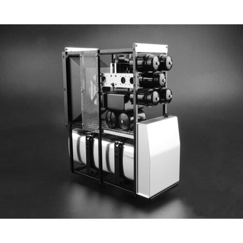 Remote control actros aluminium alloy decorative equipment rack for tamiya 1:14 scania R620 56323 R730 MAN tgx BEENZ 1851 3363