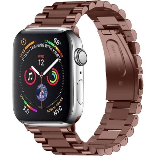 Stainless Steel Strap For Apple Watch Band 42mm 38mm 40MM 44MM Metal Watchband Bracelet iWatch Series 6 5 4 3 2 1 Accessories