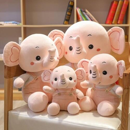 Pink Kawaii Elephant Plush Toy Modern Design Creative Plush Toy Living Room Peluches Grandes Home Decoration BD50WJ
