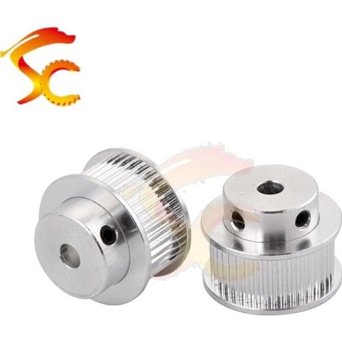 2pcs/lot Alumium GT2 Timing Pulley GT2 40teeth Bore 5mm for belt width 9mm or 10mm GT2 40tooth 2GT pulley (40Teeth)