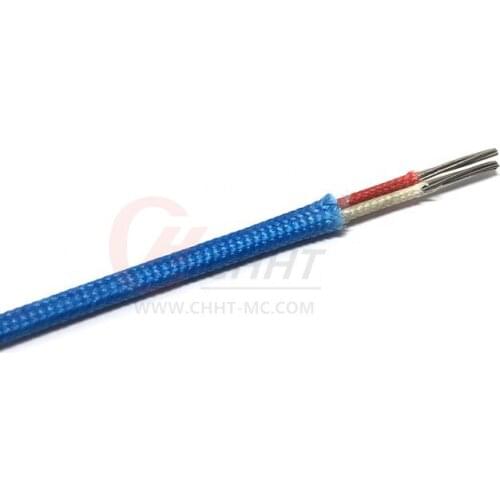 Glass Fiber Insulation Type K Cable KXHH-CH 2*4*0.6mm Thermocouple Wire