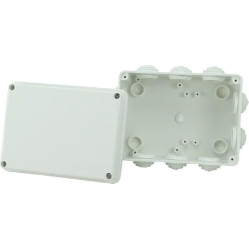 ABS Plastic Waterproof IP55 150*110*70mm Dust Proof Terminal Wiring Box With Rubber Stopper