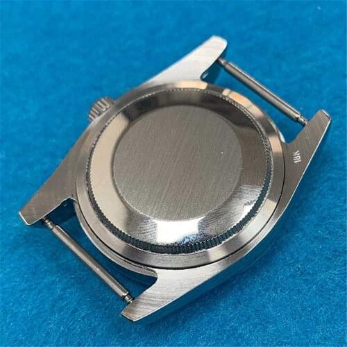 High Quality 36MM Stainless Steel Watch Case Mineral Glass Mirror Case for 8215/2813/8205/8200 Mechanical Watch Movement