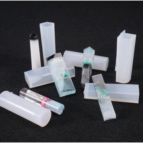 1pcs Crystal Epoxy Three-dimensional Mold Liquid Silicone Mold Necklace Pendant Resin Molds Silicone Mould For DIY Jewelry