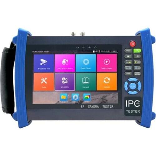 4K 7" 1920*1200 IPC CCTV Camera Monitor Tester 4MP CVBS Analog Test Touch Screen With IP HDMI 8G WIFI H.265 CCTV Tester