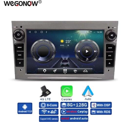 Carplay DSP IPS Android 10.0 6GB + 128GB Car DVD Player GPS WIFI Bluetooth Radio For Opel Zafira Vectra Antara Astra Combo Corsa