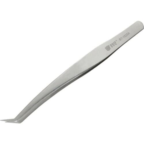 BST-152SA Anti-Skid Forceps Stainless Steel Anti-Static Eyelash Precision Tweezers Makeup Repair Multi-Function Hand Tools
