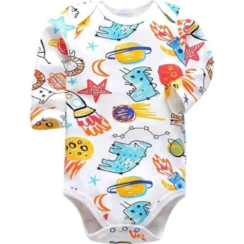 Baby Bodysuit Fashion Newborn Body Baby Long Sleeve Overalls Infant Boy Girl Jumpsuit kid clothes 1pieces/lot