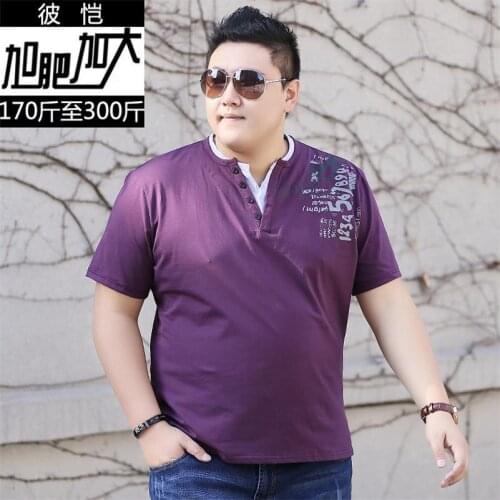 10XL 8XL 6XL 5XL Brand T shirt Mens V-neck Slim Fit Pure Cotton T-shirt Fashion Short Sleeve T shirt Mens Tops Casual Tshirt