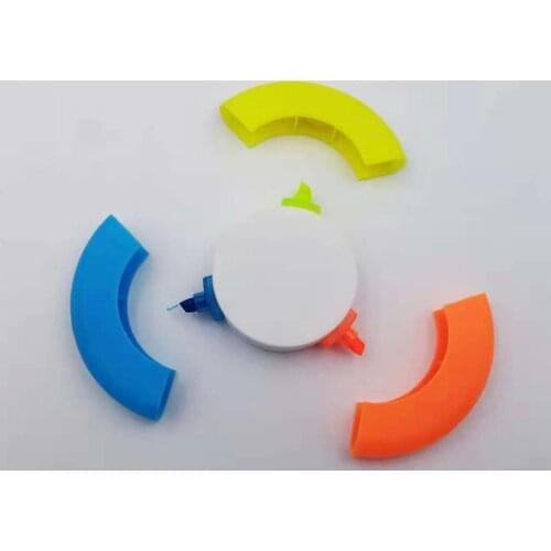 Highlighter Tire Shape Fluorescent Watercolor Markers Pen Multi Colors Art Supplies School Japanese Stationery