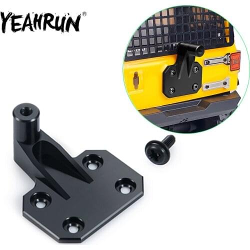 YEAHRUN 1/24 RC Crawler Car Spare Tire Base Bracket Support Stand Holder Bracket for Axial SCX24 JEEP AXI00002 Parts Accessories