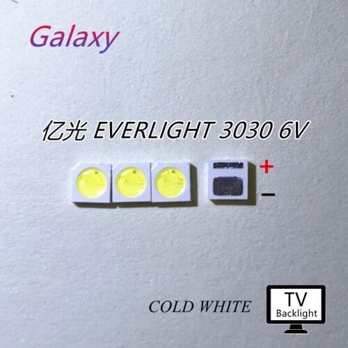 LED 1500pcs/LOT Backlight High Power LED 1.8W 3030 6V Cool white 150-187LM PT30W45 V1 TV Application