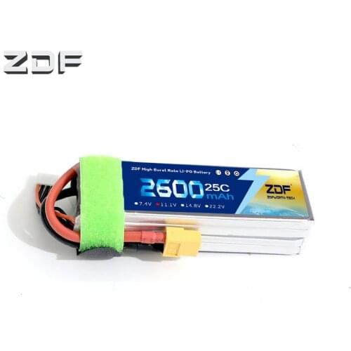 ZDF 3S Lipo Battery 11.1v 2600mAh 25C 50C for RC Helicopter Car Boat Quadcopter Airplane AKKU Bateria