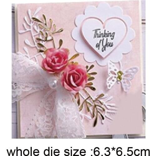 Heart shape frame Metal Cutting Dies Stencil for DIY Scrapbooking Album Embossing Paper Cards Decorative Crafts Die Cuts