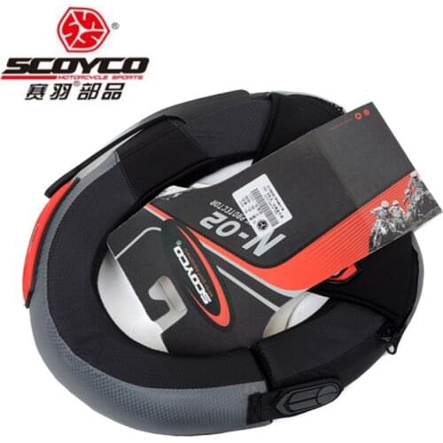 Knight Equipped Neck guard SCOYCO Motocross Motorcycle Protector Neck motorbikefor man / women Black red gray color FREE SIZE